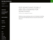 Tablet Screenshot of buy-sell-stuff.com